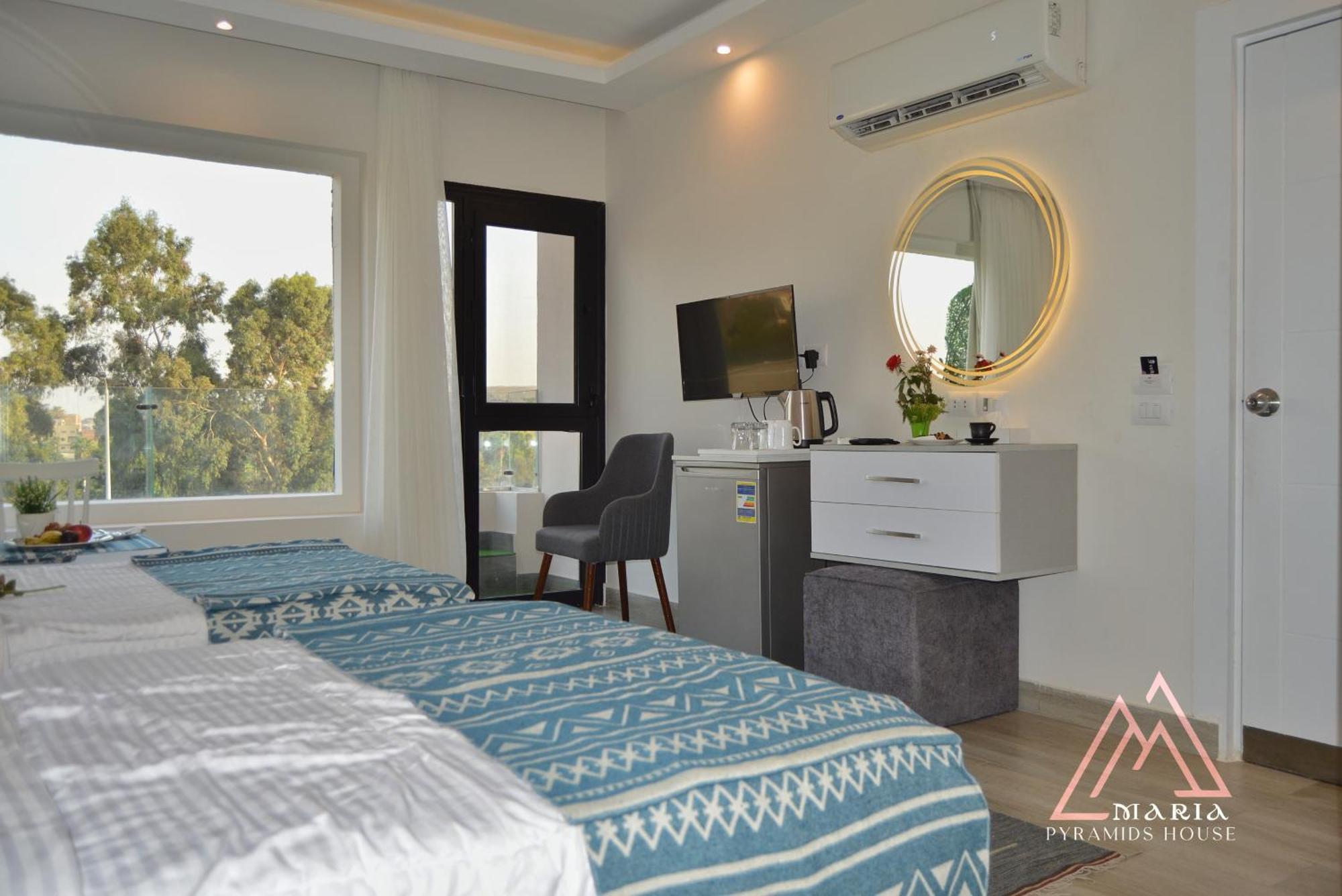 Maria Pyramids House Hotel Kafret el-Gabal Eksteriør billede