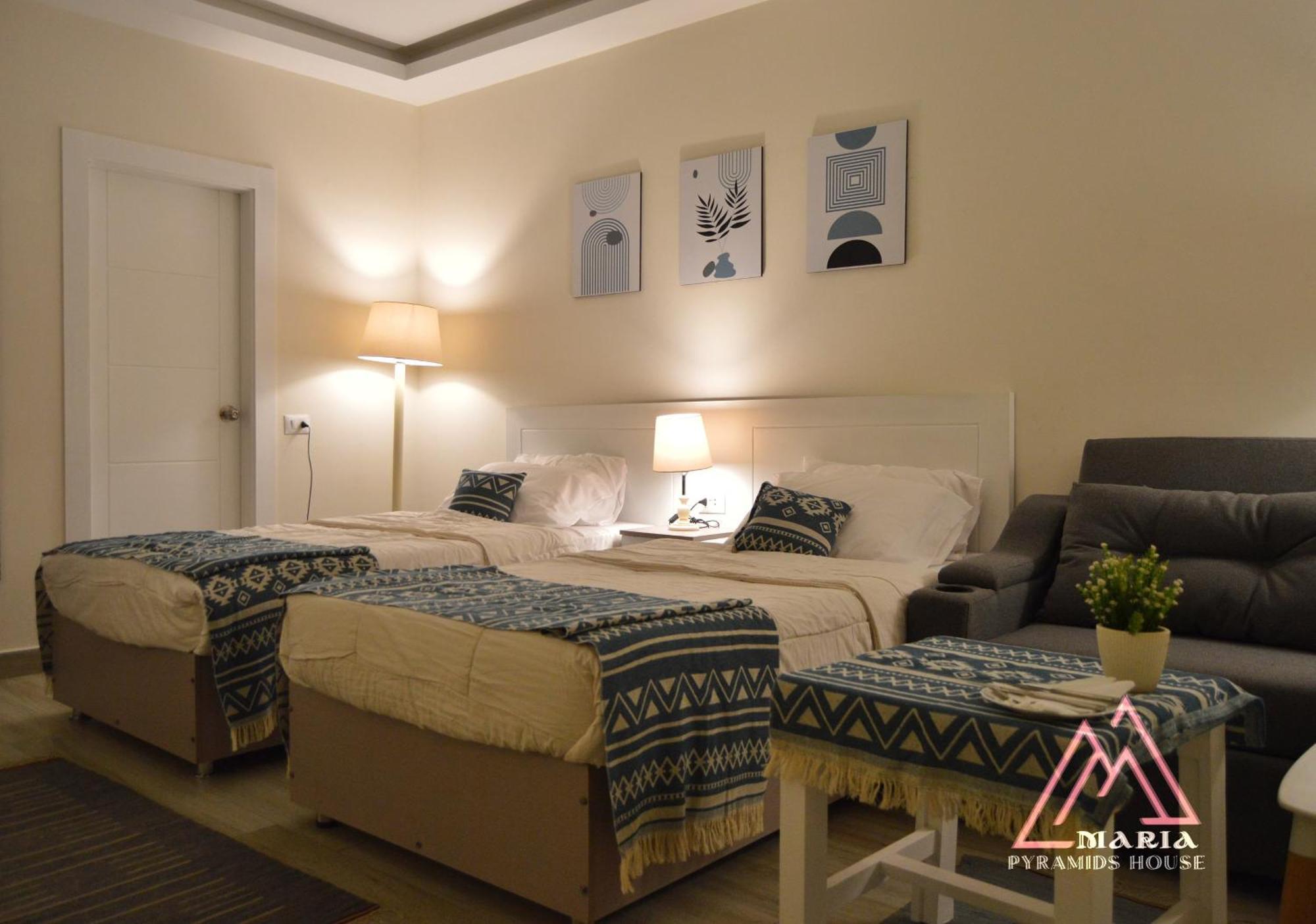 Maria Pyramids House Hotel Kafret el-Gabal Eksteriør billede