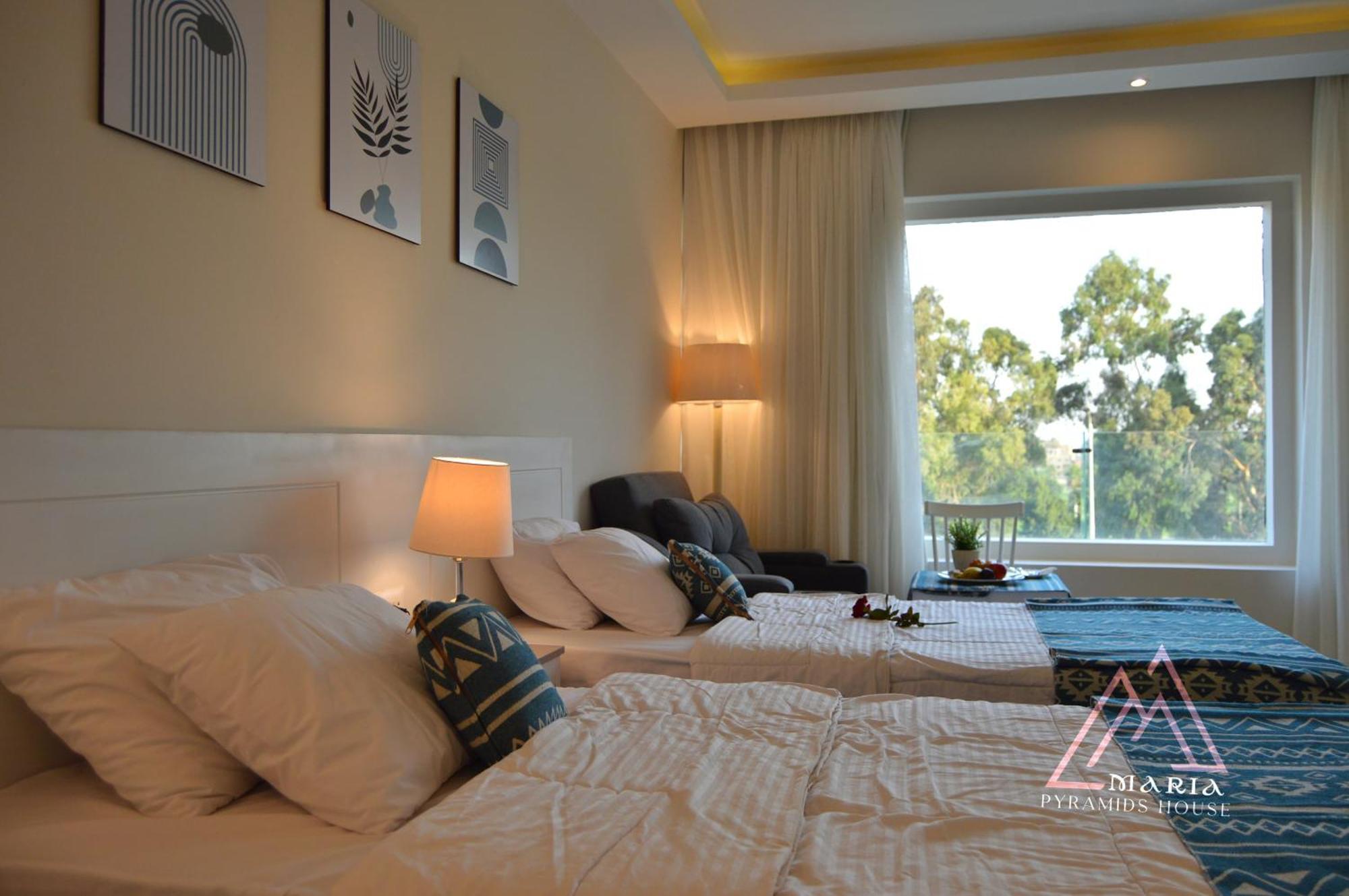 Maria Pyramids House Hotel Kafret el-Gabal Eksteriør billede