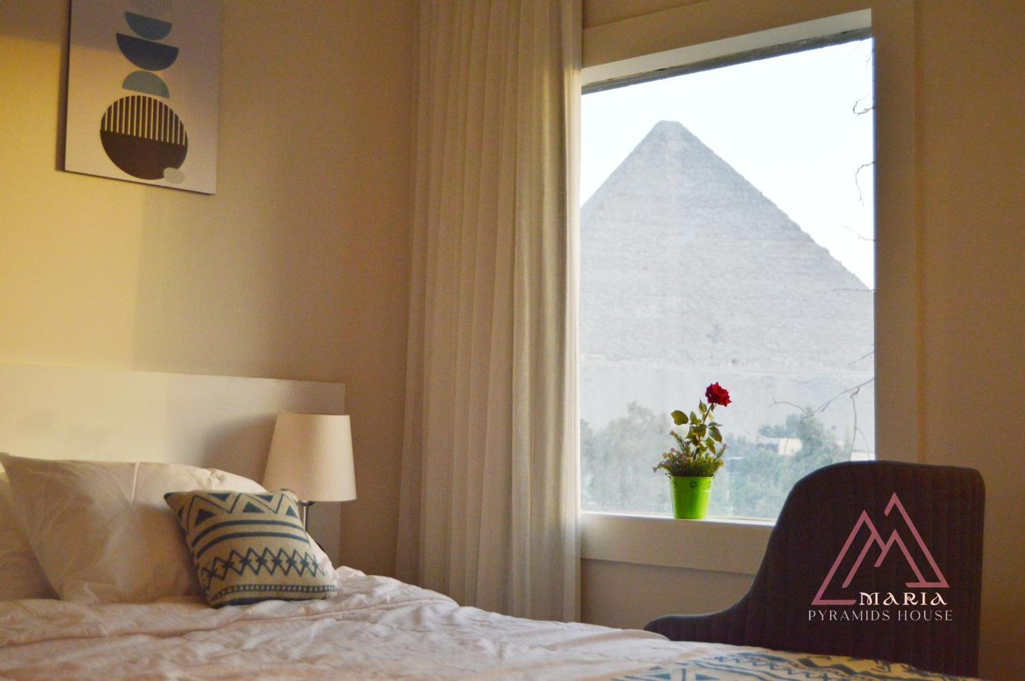 Maria Pyramids House Hotel Kafret el-Gabal Eksteriør billede