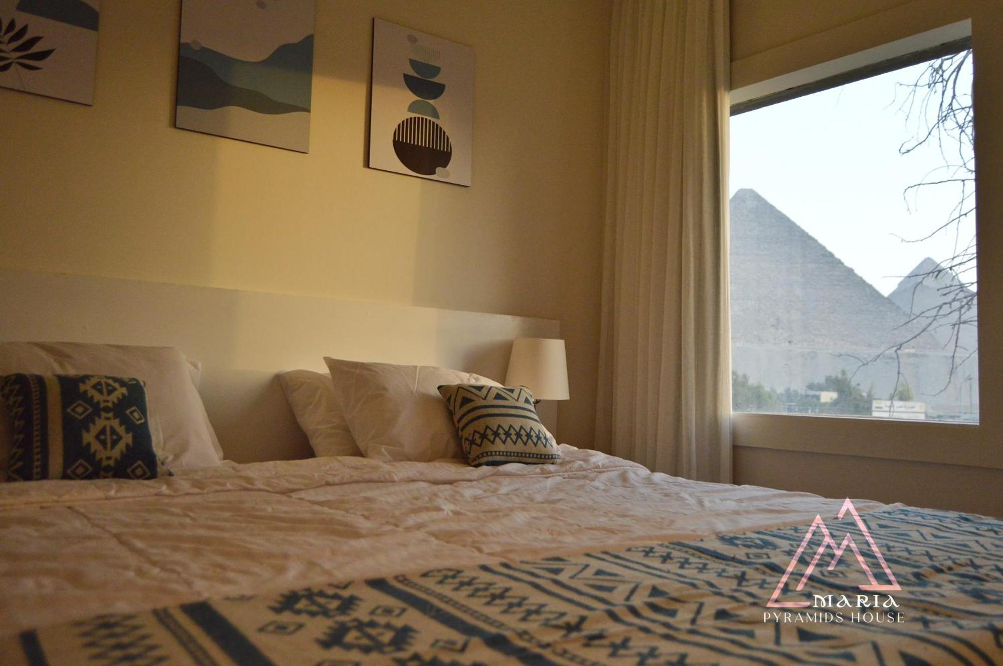 Maria Pyramids House Hotel Kafret el-Gabal Eksteriør billede