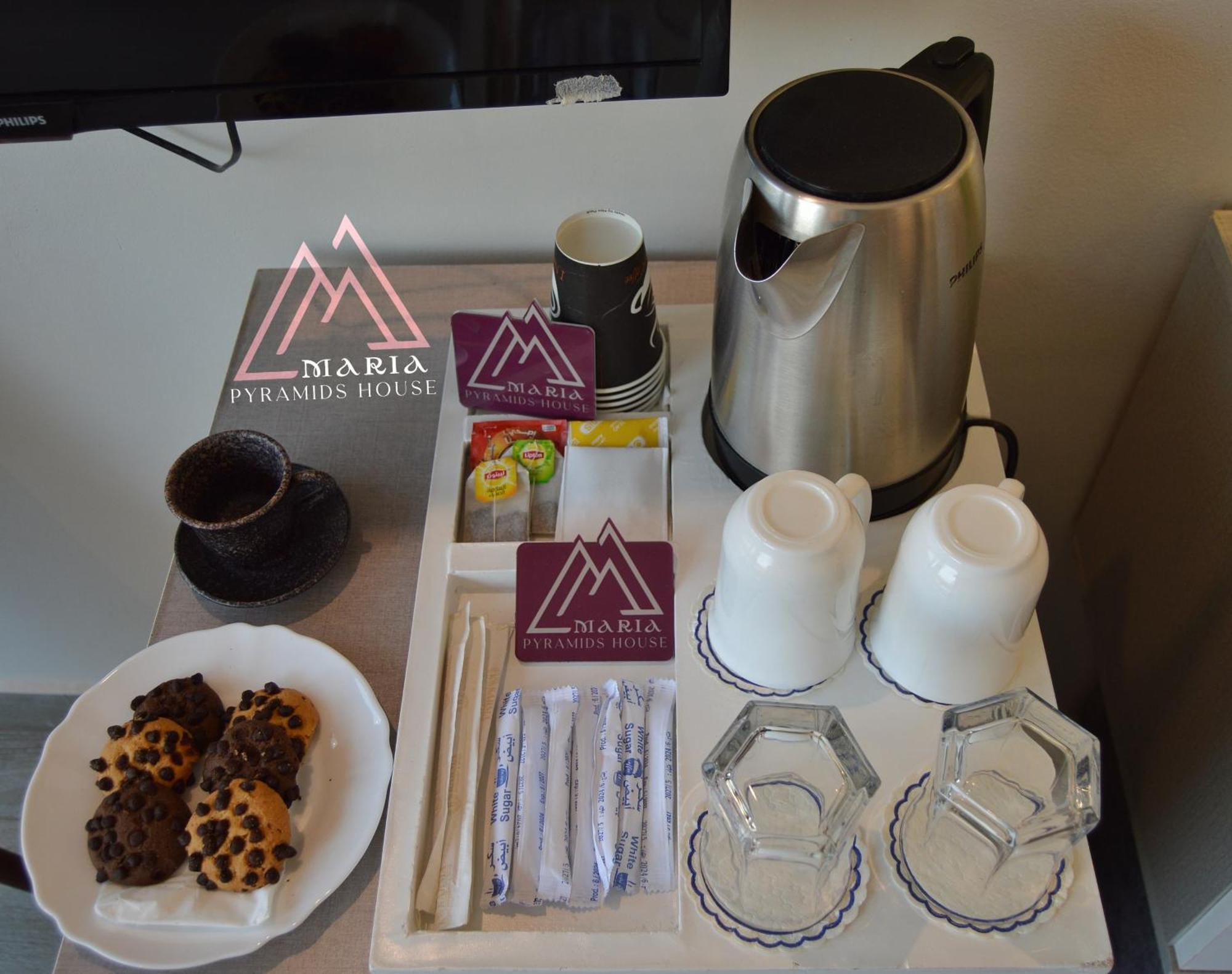 Maria Pyramids House Hotel Kafret el-Gabal Eksteriør billede