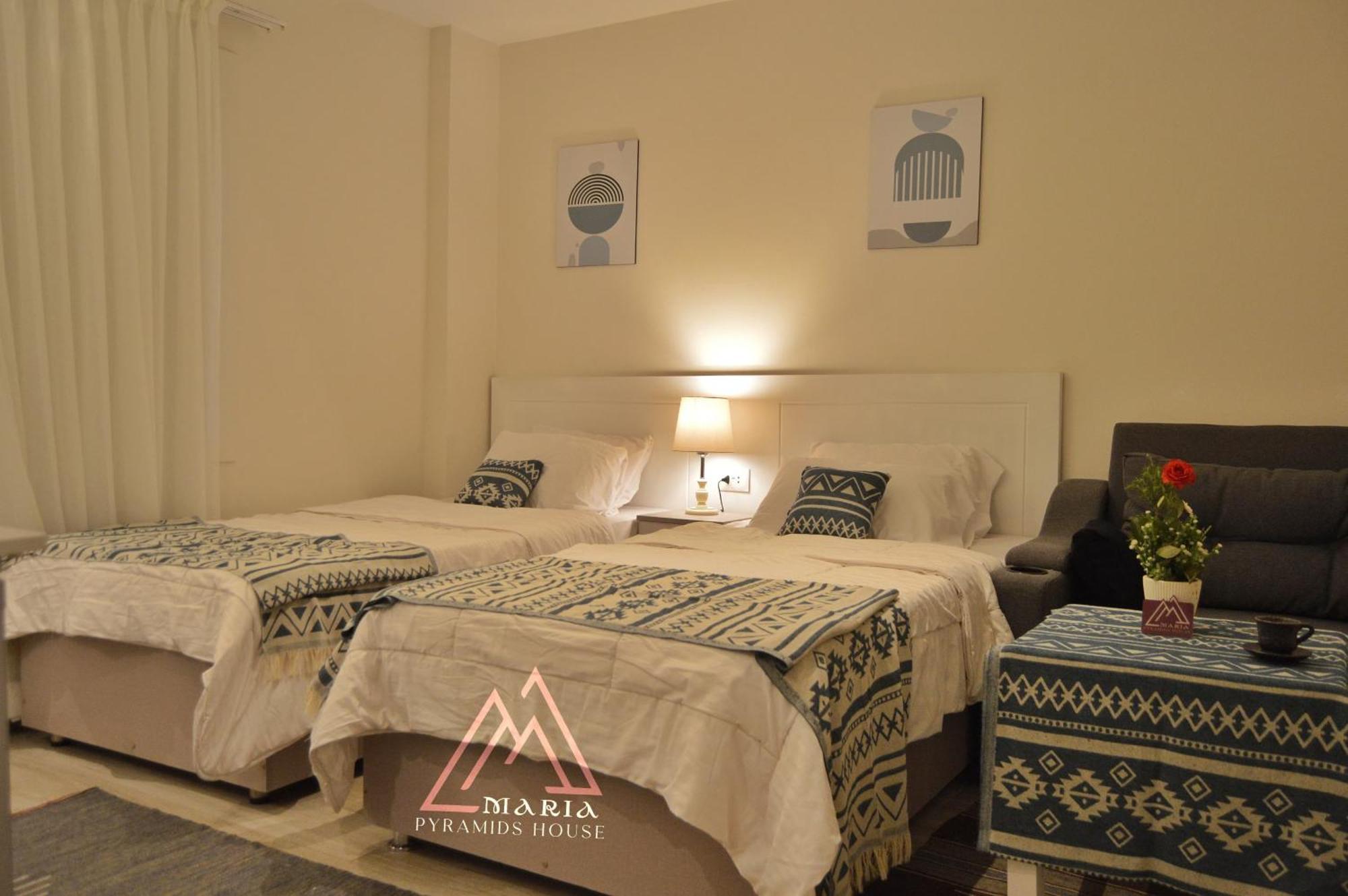 Maria Pyramids House Hotel Kafret el-Gabal Eksteriør billede
